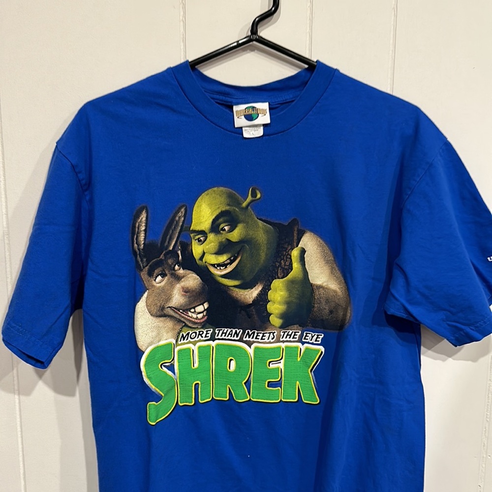Vintage More Than Meets the Eye Shrek & Donkey Universal Studios T-Shirt